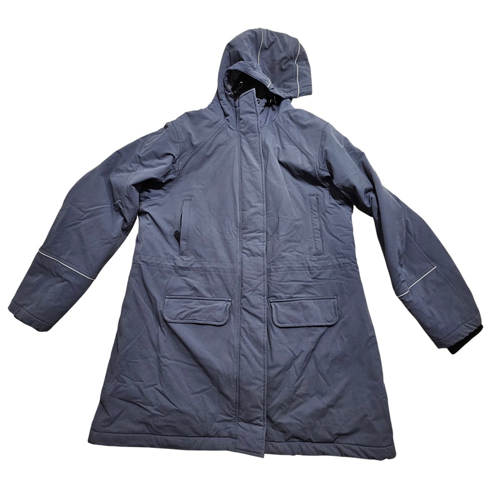 Duluth Trading Co Womens XL Blue Fireline‎ Parka 45810 3M Thinsulate Insulated